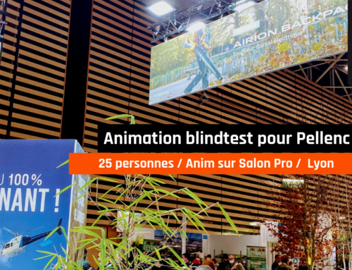Animation blind test sur Salon Professionnel pour Pellenc (Lyon)